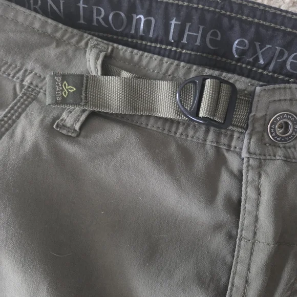 PrAna Bundle of 2 Cargo Mens Pants Nylon Black & Green Size 33x30 - Picture 9 of 12